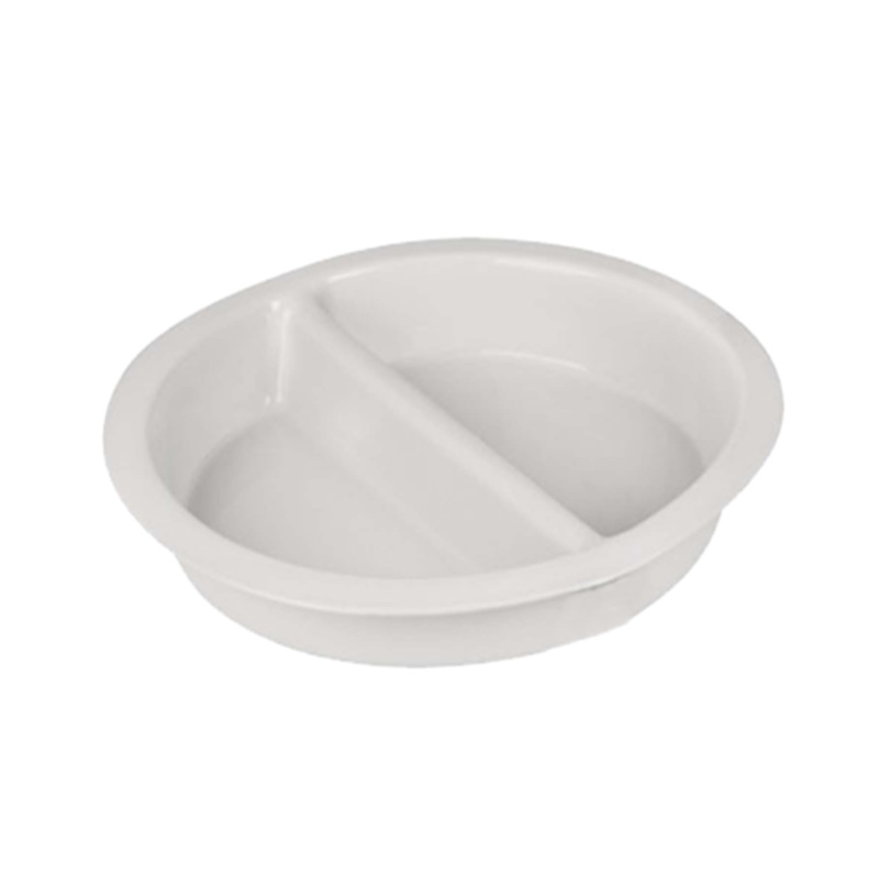 Round Porcelain Divided Insert - 380mm, 4800ml: Pack of 1
