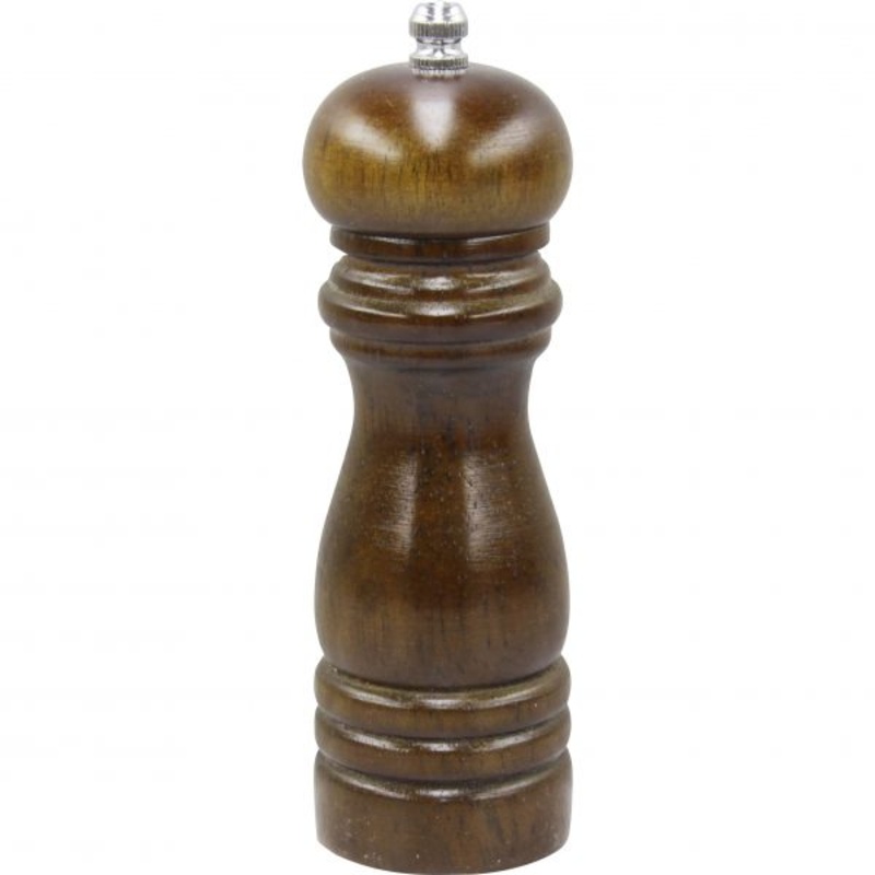 Salt-Pepper Mill - 165mm,Tempo, Dark Wood Ceramic: Pack of 1