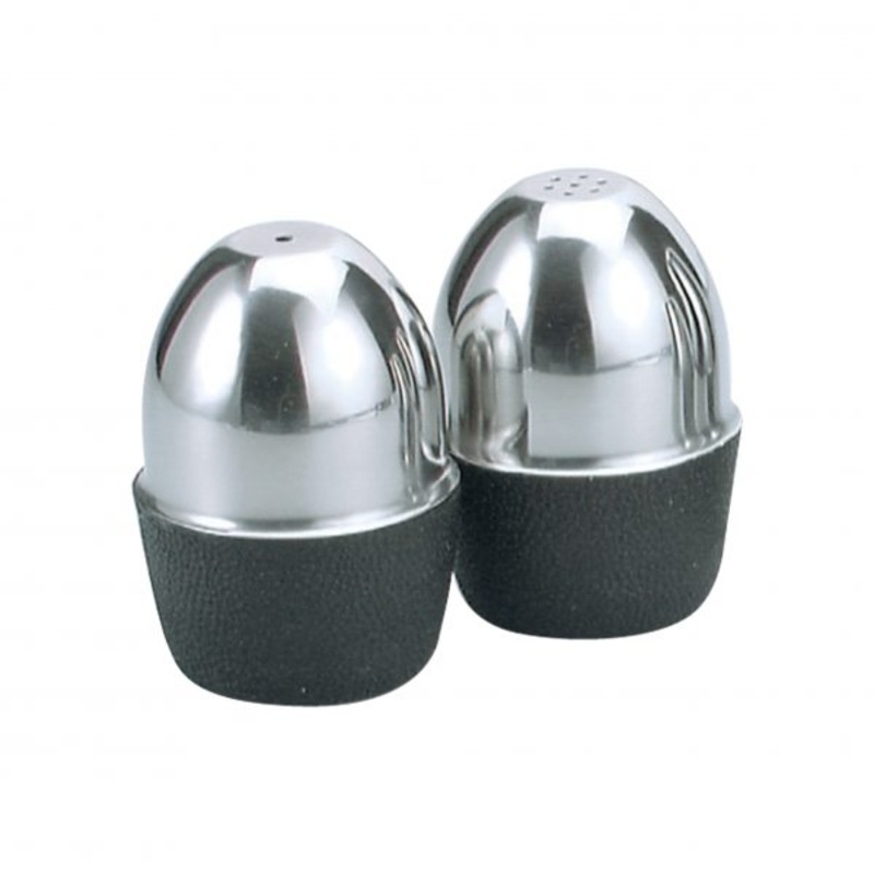 Salt & Pepper Shaker - Egg Shapped, Stainless Steel, 60ml: Pack of 1