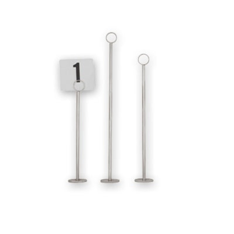 Table Number Stand - Ring Clip, 450mm: Pack of 1