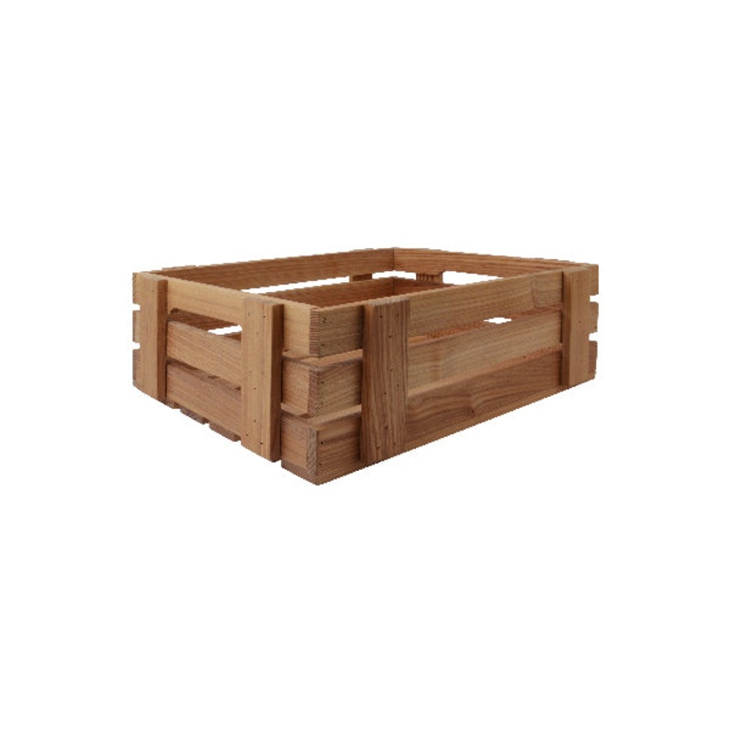 Wood Crate-Ash Wood, 400X300X150Mm: Pack of 1