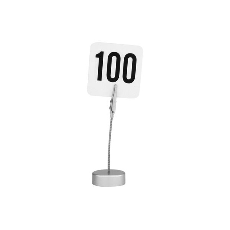Alligator Card Clip Holder - Round Base, 100mm x 35mm: Pack of 1