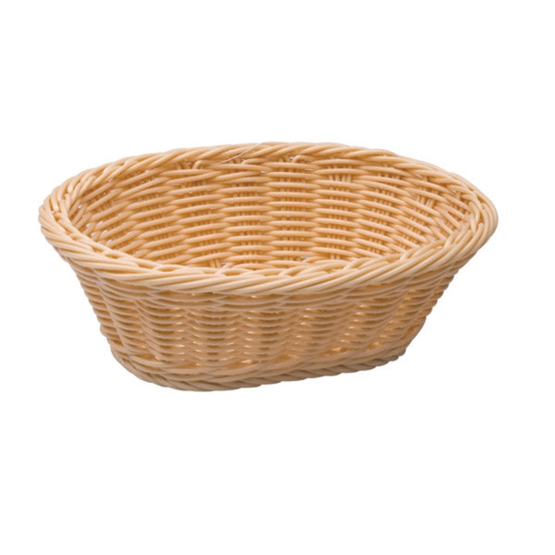 Bread Basket - Hd Pp, Oval, 240 x 170 x 80mm: Pack of 1