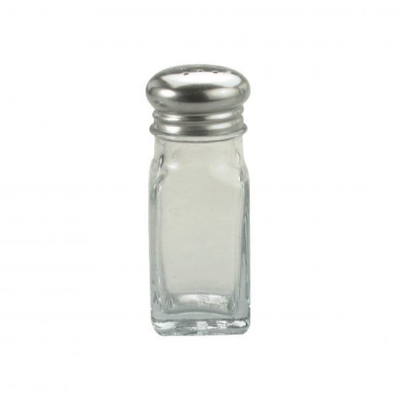 Glass Salt & Pepper Shaker (S-S Top) - 60ml: Pack of 12