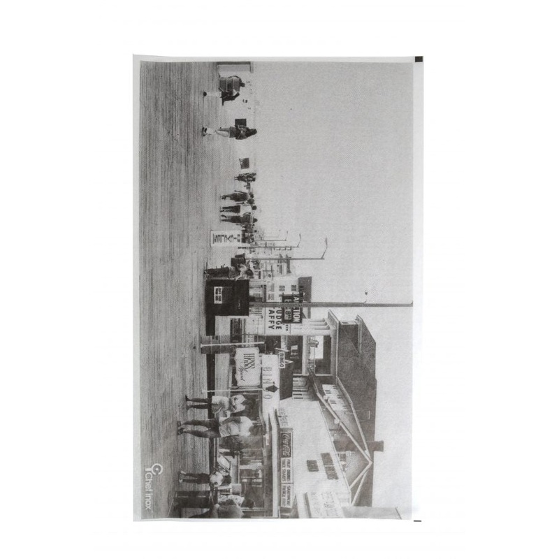Greaseproof Paper Vintage Coney Island Boardwalk - 190x310mm, 200 sheets: Pack of 1