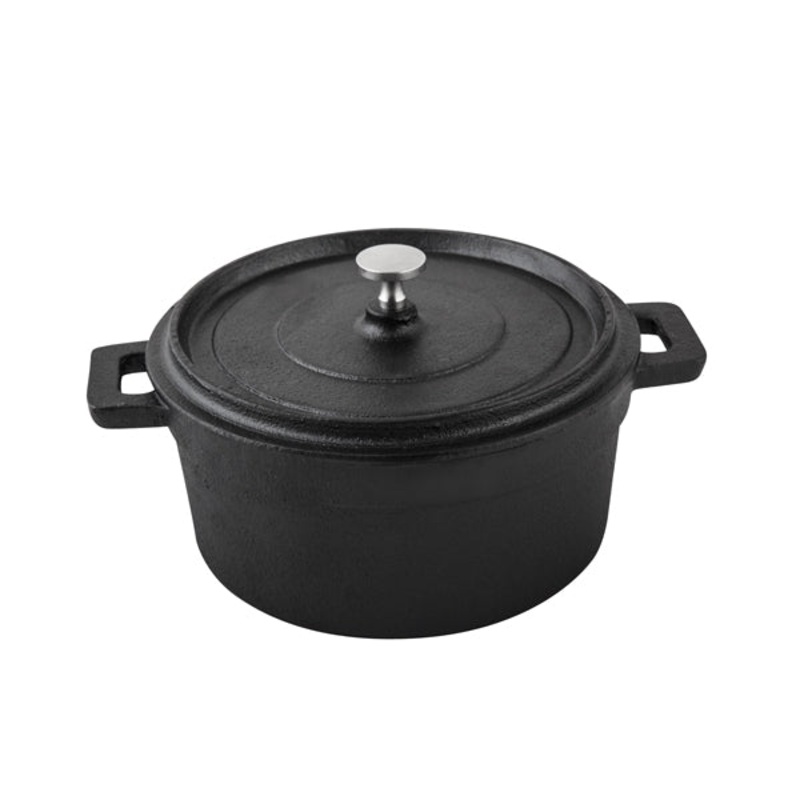 Mini Round Casserole - Cast Iron, 138 x 65mm: Pack of 1