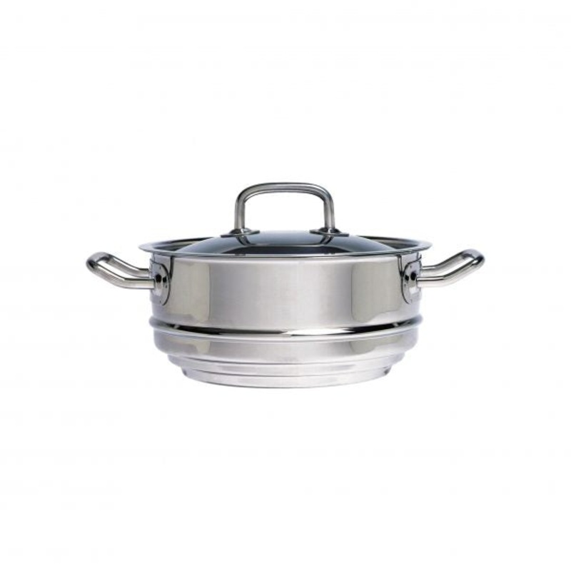 Professional Multi-Fit Steamer With Lid, 200x95mm: Pack of 1