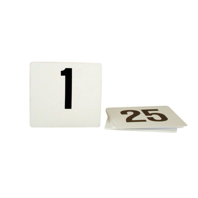 Table Number - 105 x 95mm, Set 1 - 25: Pack of 1