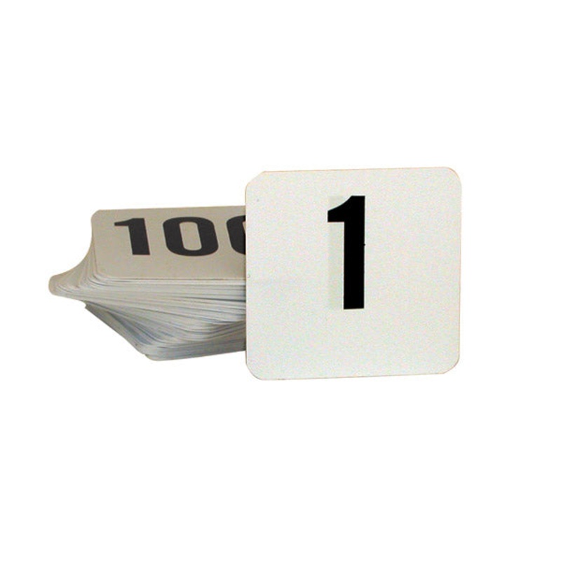 Table Number - 50 x 50mm, Set 1 - 25: Pack of 1