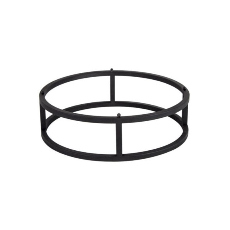 Zicco Round Metal Stand - 285 x 80mm, Form, Black