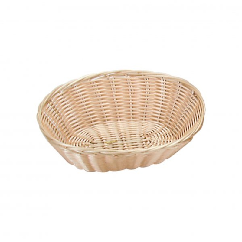 Oval Polypropylene Bread Basket - 230mm: Pack of 12