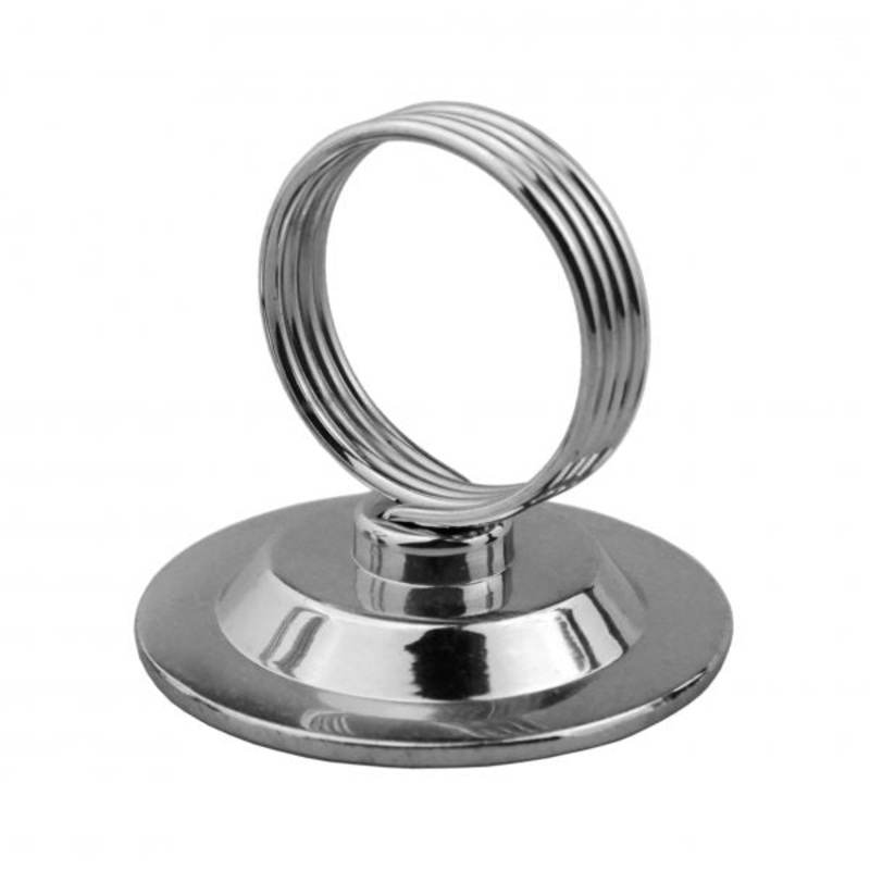 Ring Menu Card Holder: Pack of 12