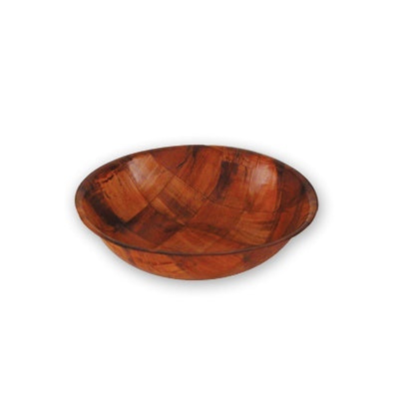 Salad Bowl - Woven Wood, 200mm