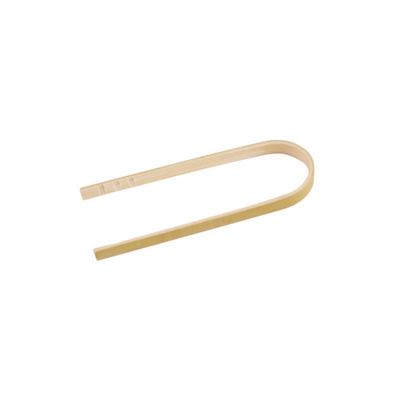 Snack Tong - Bamboo, 80mm: Pack of 20