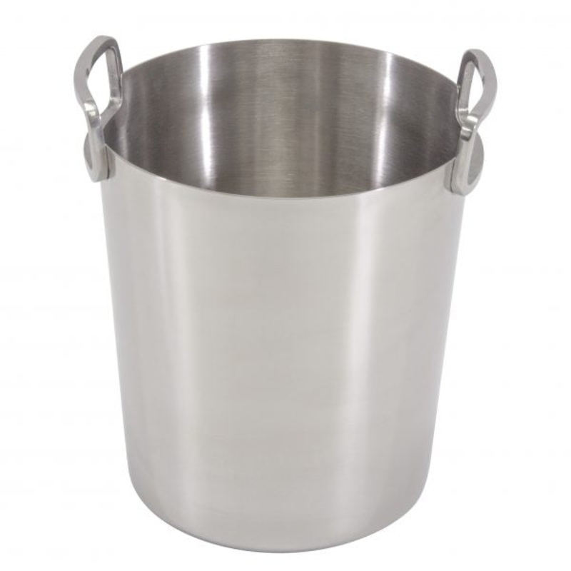Round Mirror Wine Bucket - 18-10, 1 Bottle Elite, 195 x 175mm, 7800ml