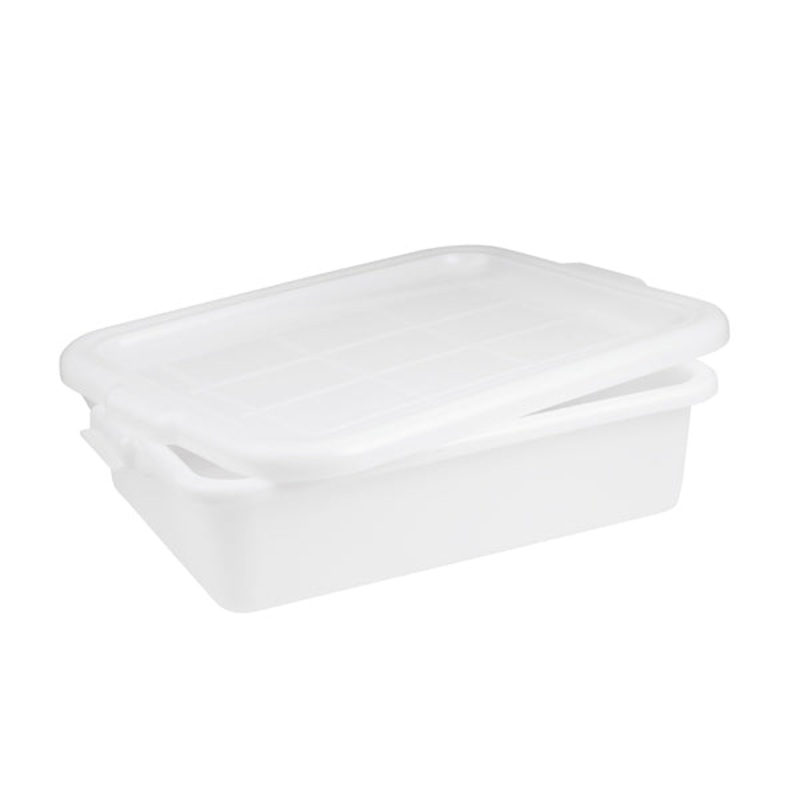 Tote Box - Plastic, White, 560 x 400 x 150mm: Pack of 1