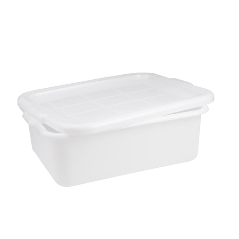 Tote Box - Plastic, White, 560 x 400 x 180mm: Pack of 1