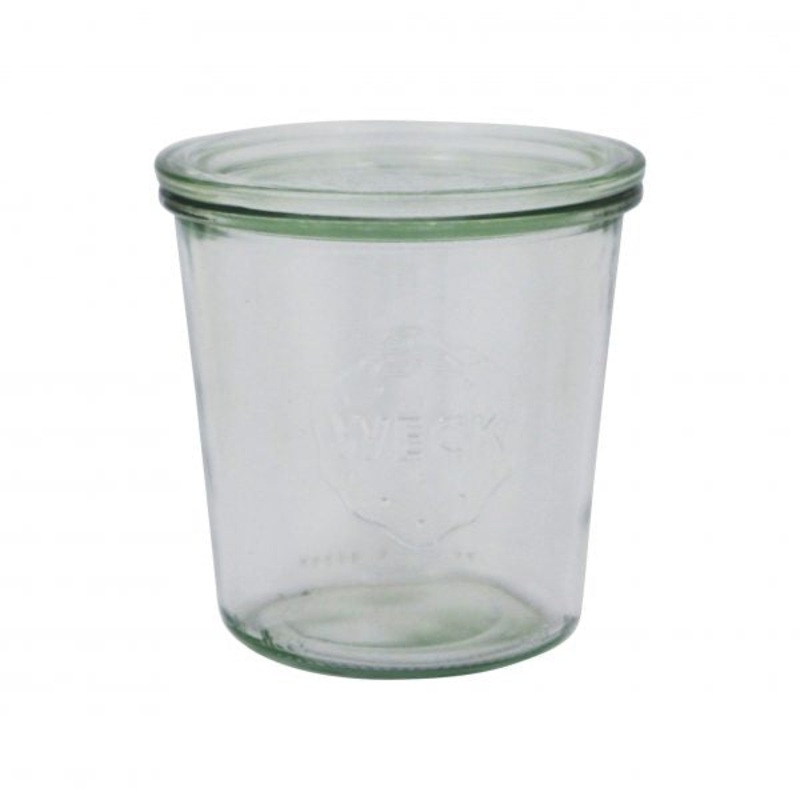Weck Glass Jar with lid (#742) - 580mL, 100x107mm: Pack of 6