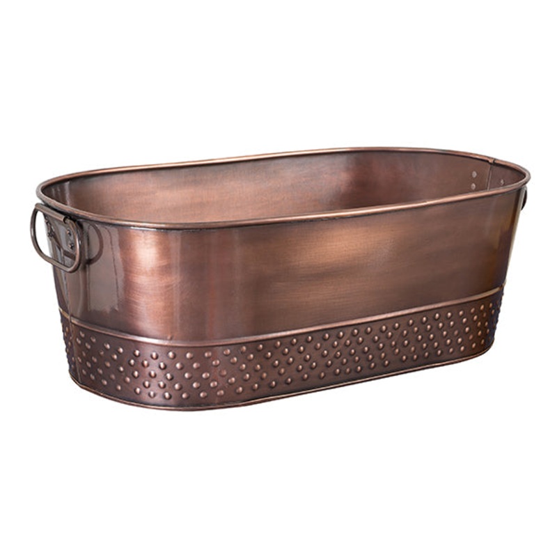 Beverage Tub-Antique, Round, 350X220Mm