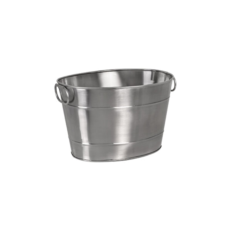 Beverage Tub-S/S, Matt, Oval, 360X270X220Mm