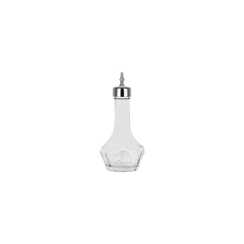 Bitters Bottle Glass - Gun Metal Top, 50Ml: Pack of 1