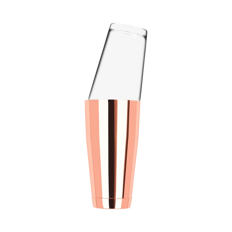Boston Cocktail Base & Glass - Rose Gold, 700Ml: Pack of 1