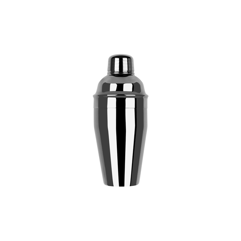 Classic Club Cocktail Shaker - 3Pc, Gun Metal, 300Ml: Pack of 1