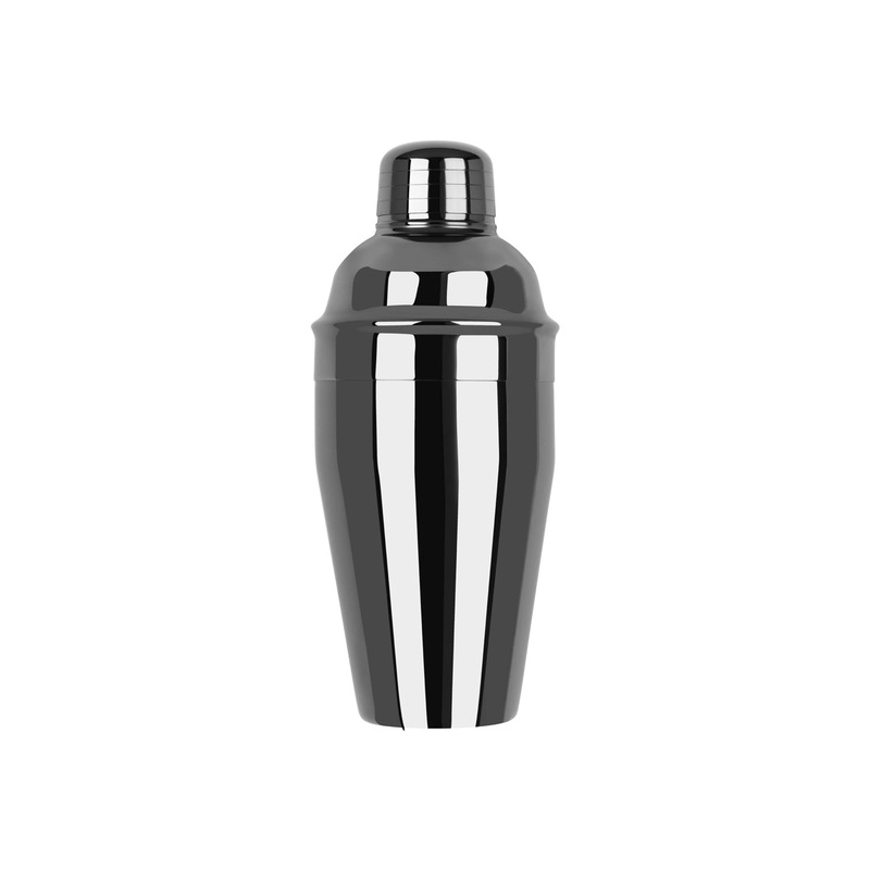 Classic Club Cocktail Shaker - 3Pc, Gun Metal,500Ml: Pack of 1