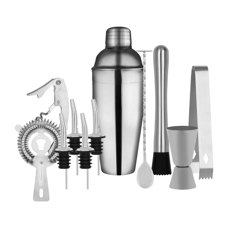 Cocktail Set - 11Pc, In Bartender Bag: Pack of 1