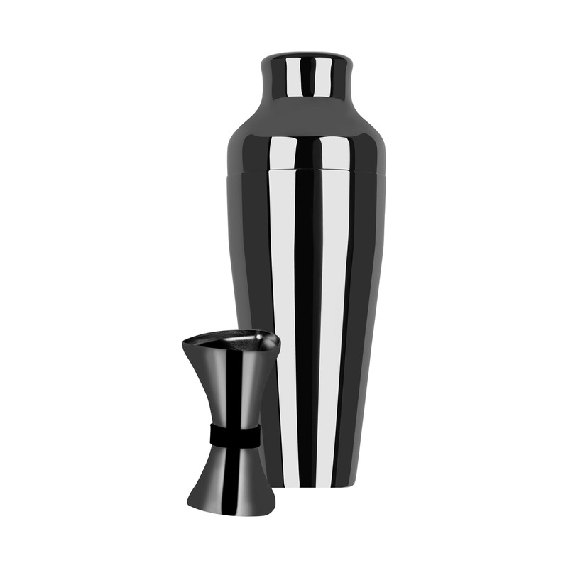 Cocktail Set - Gun Metal, 2Pc: Pack of 1