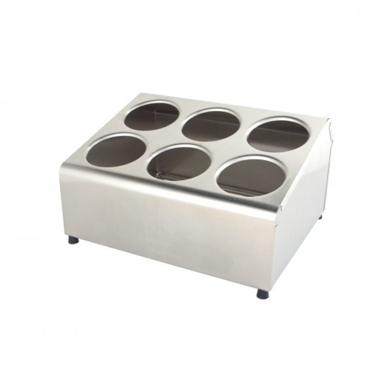 Cylinder Cutlery Holder - 6 Hole (3x3)