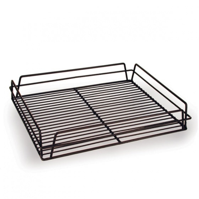 Glass Basket - Rectangular, 435 x 355 x 75mm (17 x 14"); {Single}