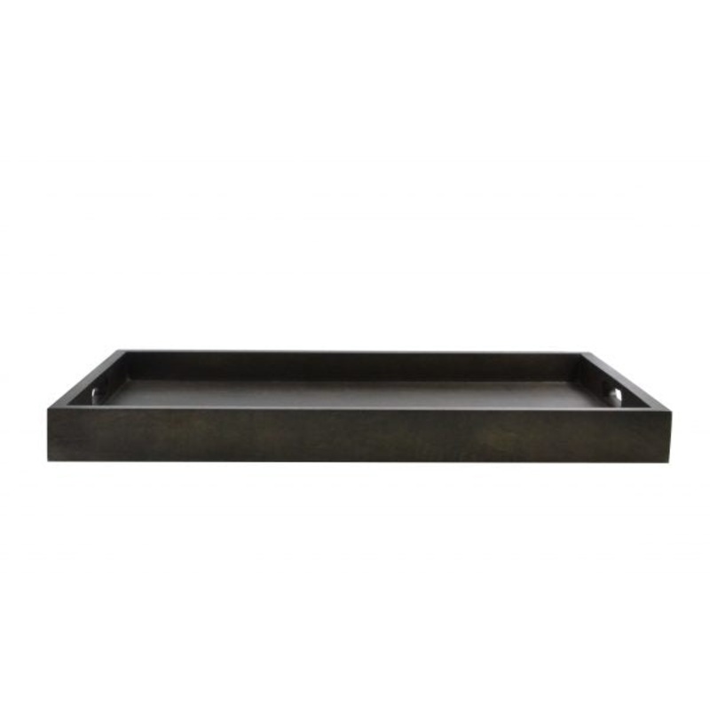 Room Service Tray - 620x400x50mm, Dark Mangowood