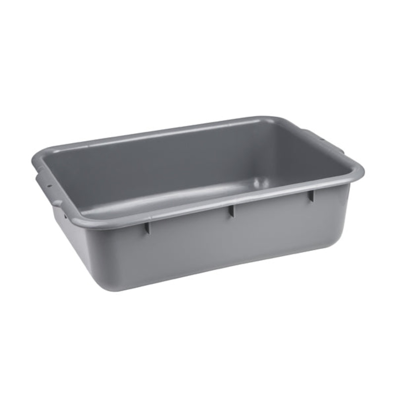 Tote Box - Plastic, Grey, 530 x 385 x 145mm: Pack of 1