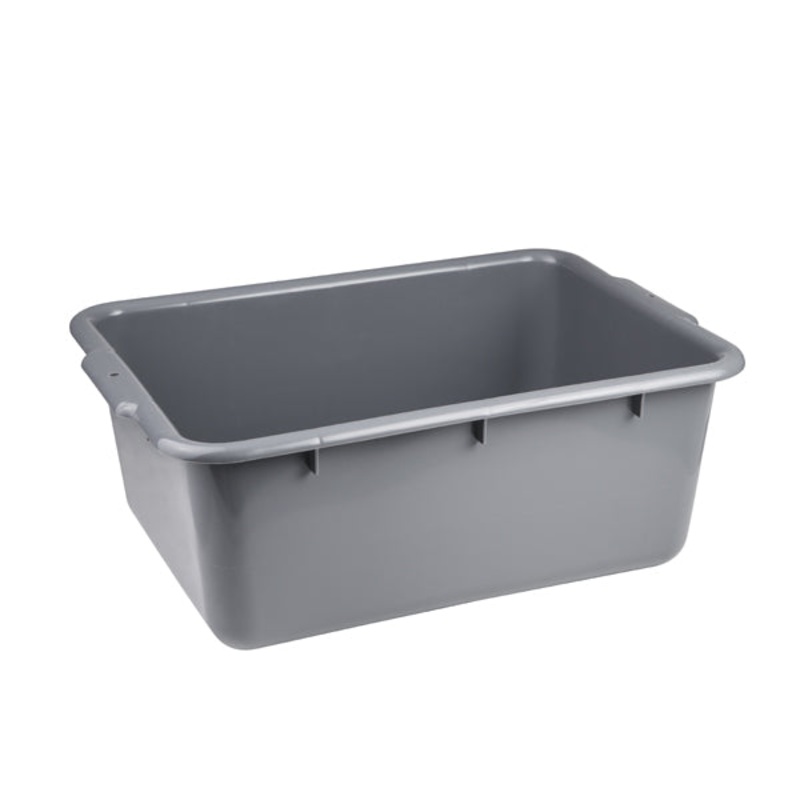 Tote Box - Plastic, Grey, 530 x 385 x 205mm: Pack of 1