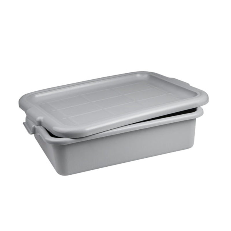 Tote Box - Plastic, Grey, 560 x 400 x 150mm: Pack of 1