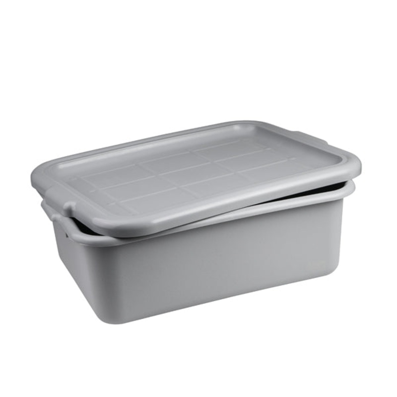 Tote Box - Plastic, Grey, 560 x 400 x 180mm: Pack of 1