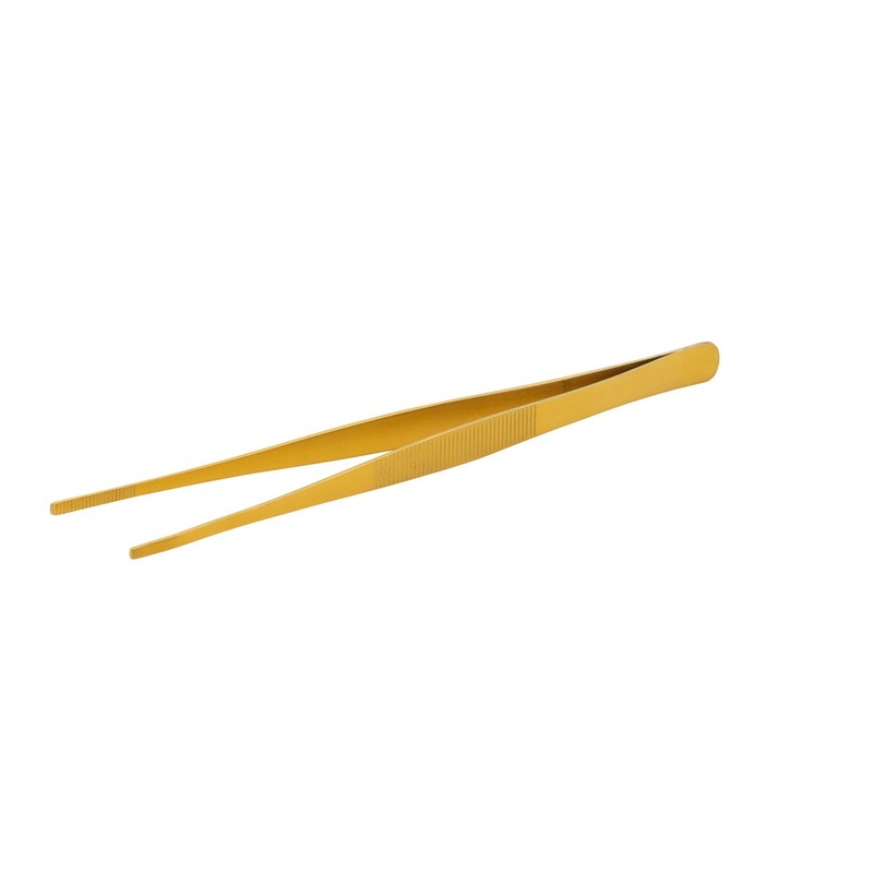 Utopia Tweezer Tong, Colour: Gold, Length: 250Mm: Pack of 6