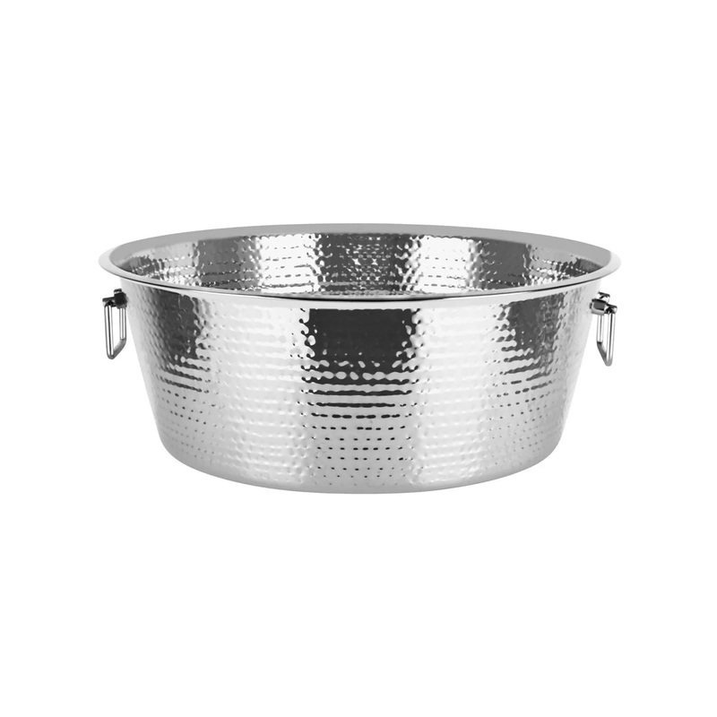 Zanzi Champagne Party Tub Single Wall - Hammered 530 x 245mm