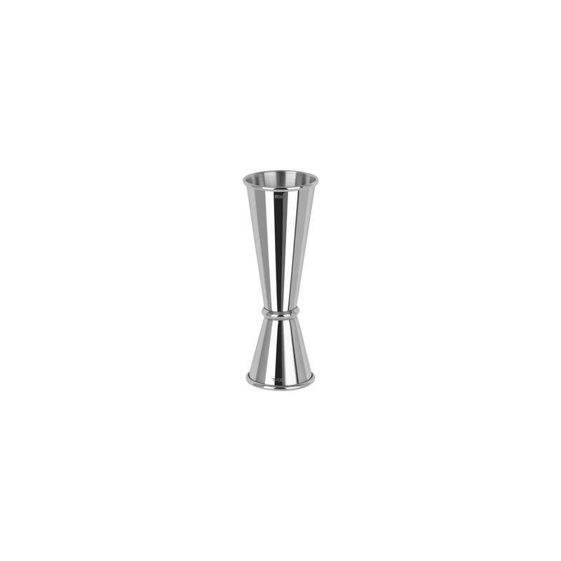 Zanzi Tokyo Jigger with Curled Edge - S/S - 30/60Ml: Pack of 1
