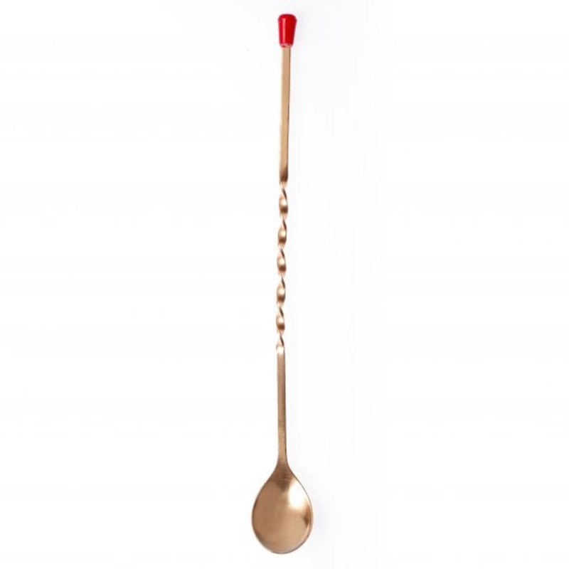 Bar-Muddling Spoon - 330mm, Copper Plated: Pack of 1