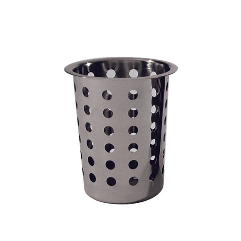 Cutlery Holder - Stainless Steel, Round, 114mm