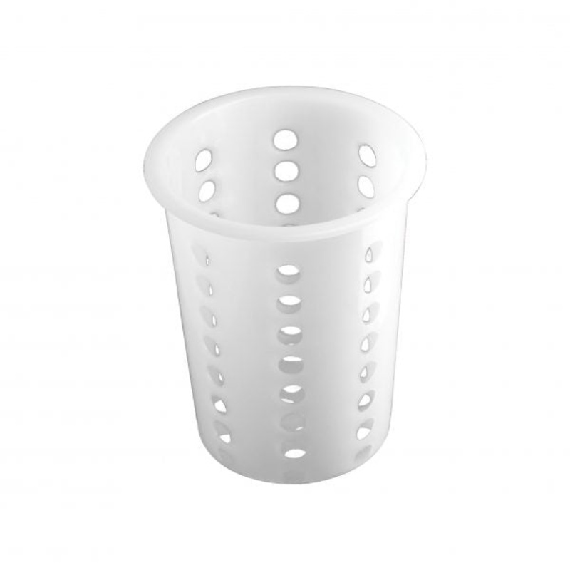 Cylinder Flatware Utensil Holder - 90x135mm, Plastic: Pack of 6