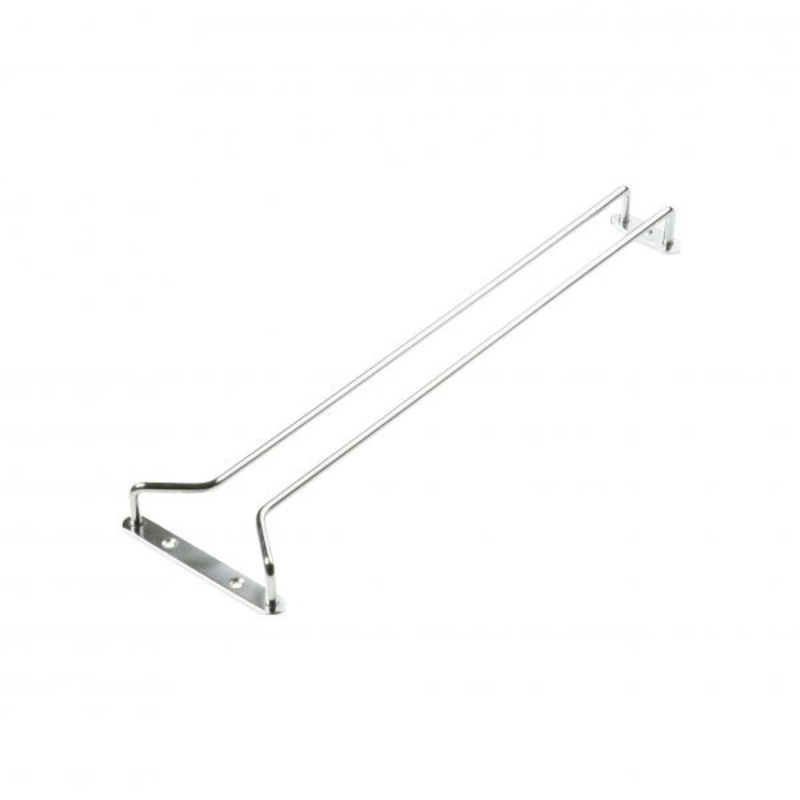 Glass Hanger - 600mm, Chrome Plate: Pack of 1