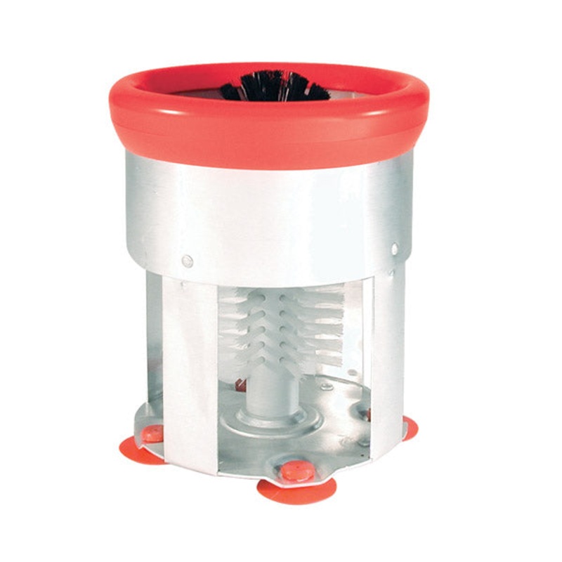 Single Glass Brush - Aluminium, with suction cups