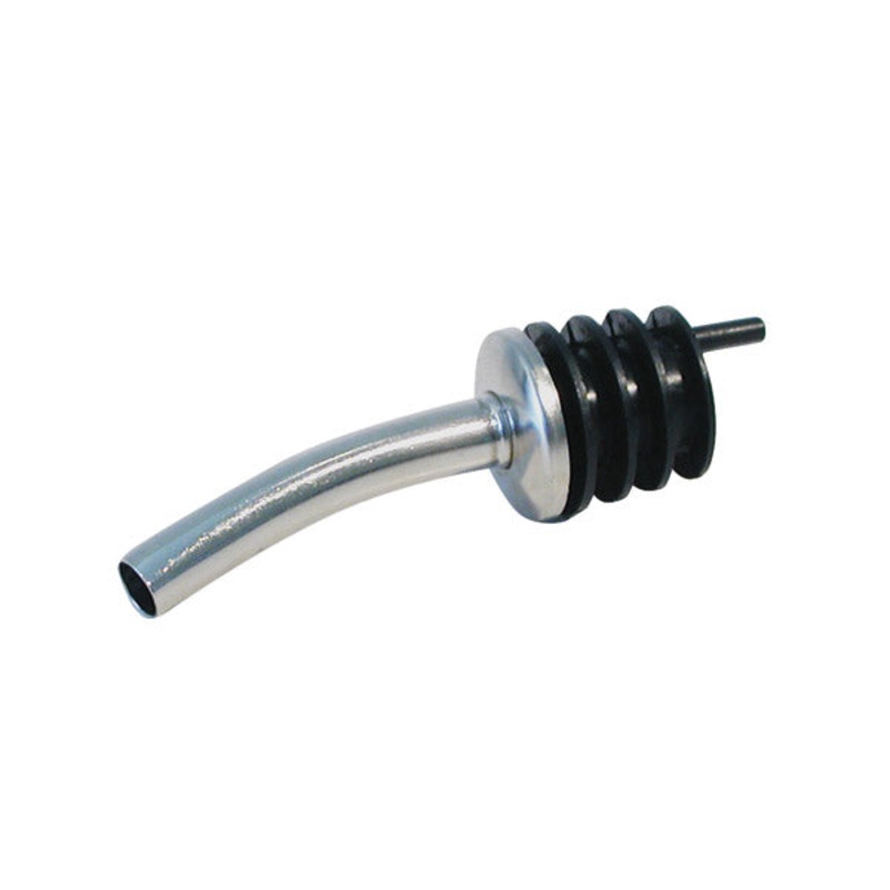 Speed Pourer - Plastic Cork, Black, No Cap
