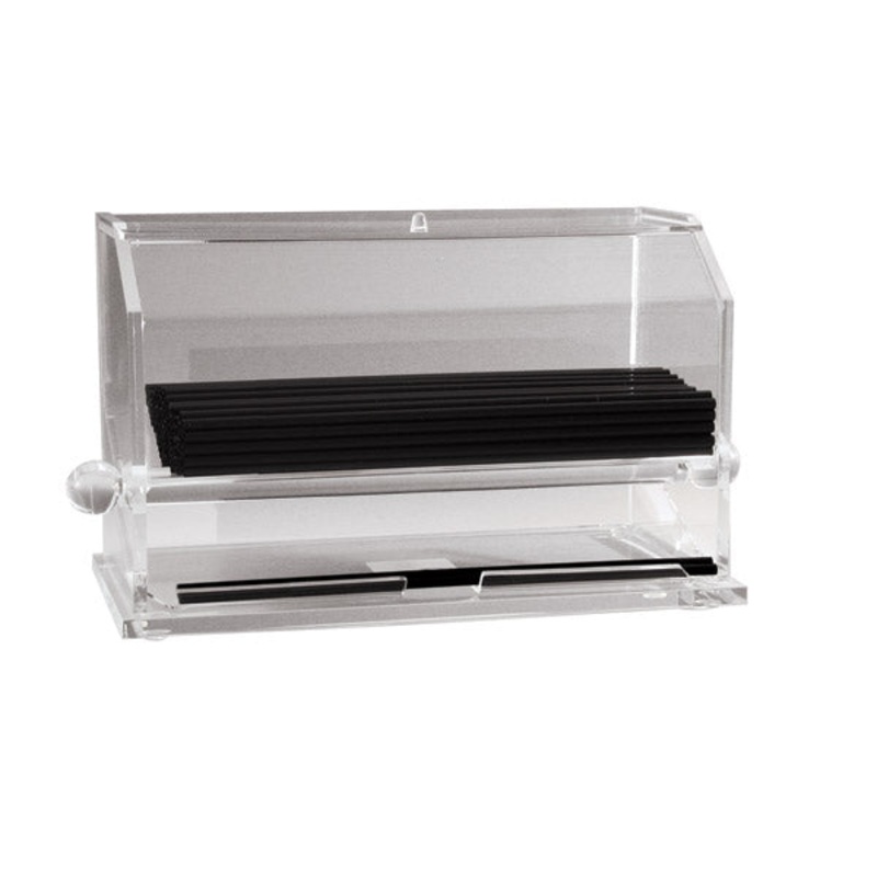 Straw Dispenser - Acrylic, 270 x 140 x 170mm