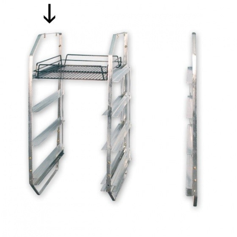 Under Bar Rack - 4 Tier, Left side only