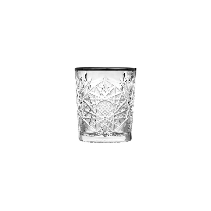 Hobstar Double Old Fashioned - 355ml, Black: Pack of 12