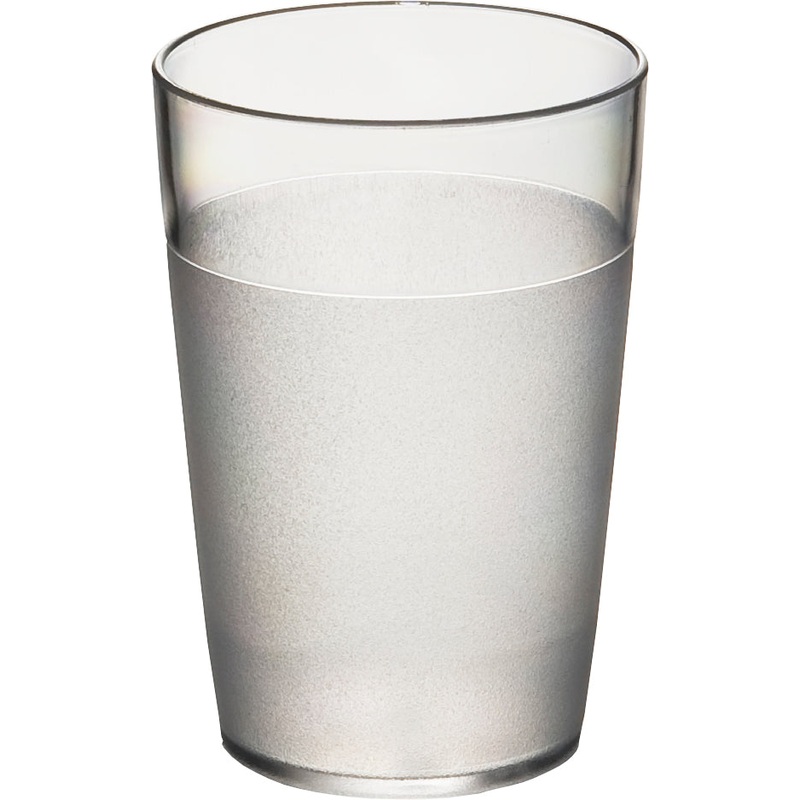 Tumbler - 250ml, Polycarbonate, Clear: Pack of 5
